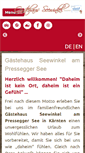 Mobile Screenshot of gaestehaus-seewinkel.at