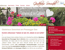 Tablet Screenshot of gaestehaus-seewinkel.at